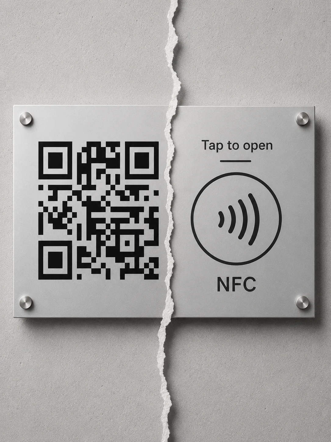 QR code and NFC tag comparison
